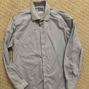 Men's Michael Kors Blue Dress Shirt